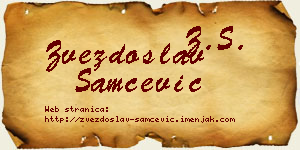 Zvezdoslav Samčević vizit kartica